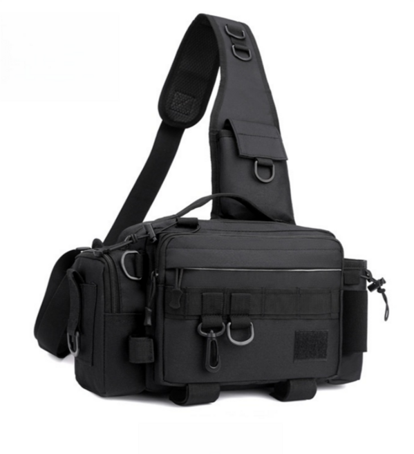 블루웨이브 낚시 크로스백 보조가방 루어낚시 슬링백, 브라운