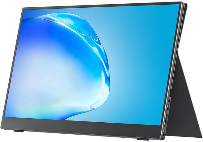 Cocopar 휴대용 모니터 15.6인치 1080P FHD 60Hz 85% sRGB 여행용 스피커 HDMI USB-C 보조 스크린 노트북 맥북 서피스 PC Xbox PS4/5용, Cocopar 휴대용 모니터 15.6인치 1080P F