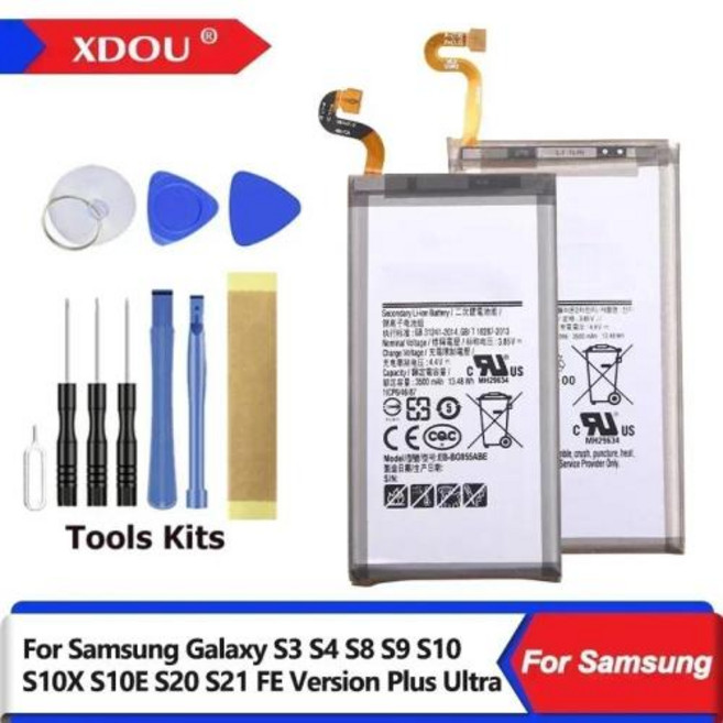 XDOU EB-BG973ABU EB-BG975ABU EB-BG980ABY 배터리 삼성 갤럭시 S3 S4 S8 S9 S10 S10X S10E S20 S21 FE 버전 플러스 울트라용, 12.For Galaxy S21 5G