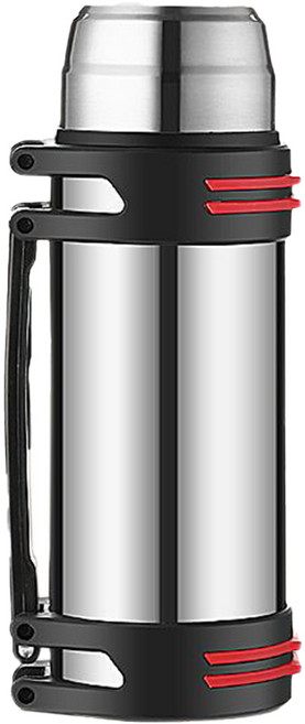 대용량 강력 보온 보냉병 스텐 텀블러 대형 물통 보냉 보온병 캠핑 운동 등산 용 물병 헬스 다이어트 워터 보틀, 실버, 1200ml, 1개