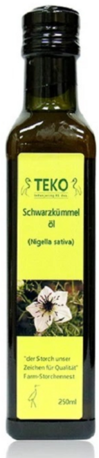 TEKO 黑種草油 冷壓榨取 營養補充, 1個, 250ml