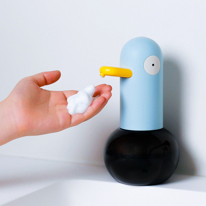 오르미 클린덕 자동 손세정기 거품비누 디스펜서 VC, HS01, 블루덕, 1개