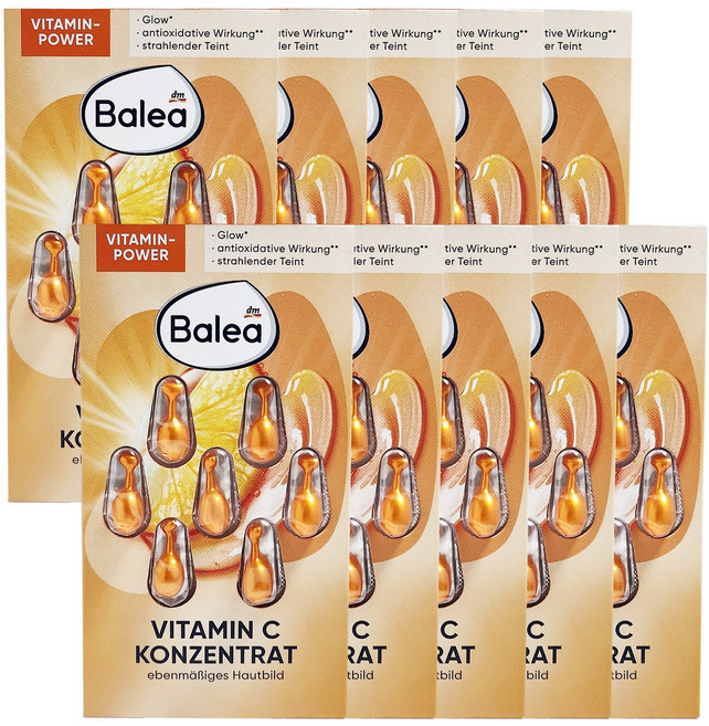 발레아 비타민 C 컨센트레이트 앰플 7개입 Balea Vitamin C Konzentrat, 2.66ml, 10개