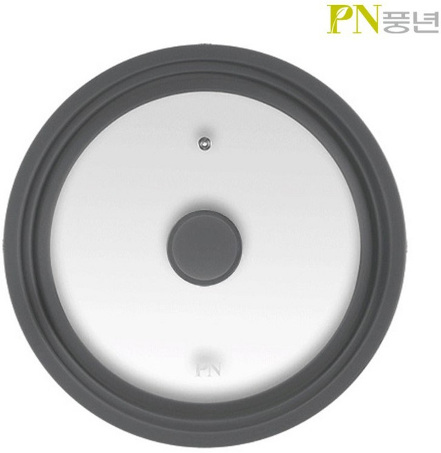 PN풍년 실리콘 멀티 뚜껑 24cm-28cm 쿨그레이 냄비 프라이팬 덮개, 1개