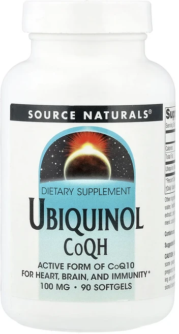 새해 첫좋은선물 Source Naturals 유비퀴놀 CoQH 100mg 소프트젤 90정 제대로 할인합니다, SourceNaturals유비퀴놀CoQH100mg소프트, 1개 - 쿠팡