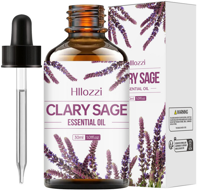 Hllozzi 65款 30ml 植物精油 香薰 按摩 芳香 護膚 蓖麻油 薰衣草 玫瑰精油, 1個, 內奸尾草精油精油