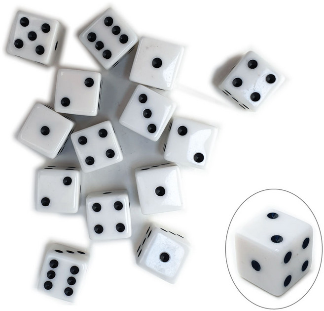 주사위 / 2X2X2cm / 정육면체 / 미니 주사위