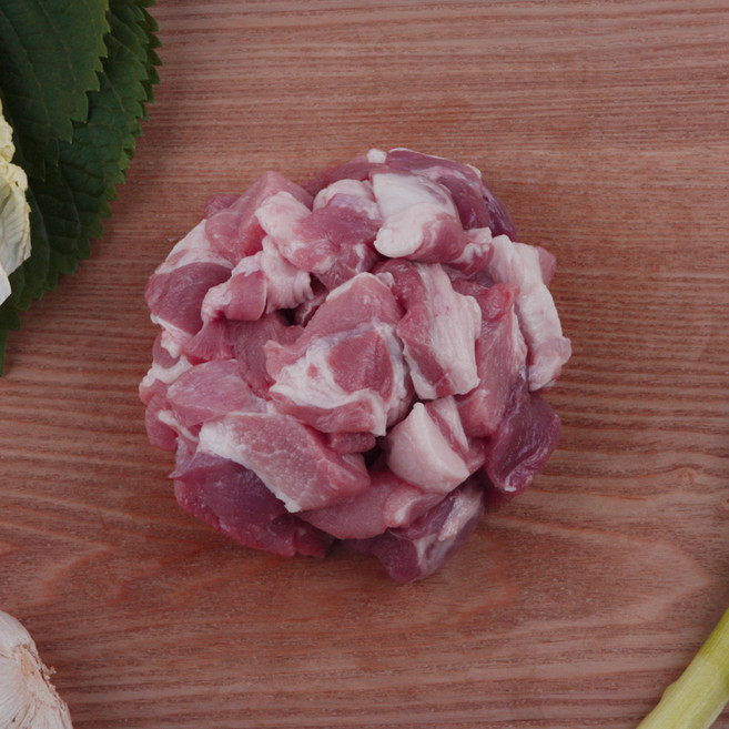 가야촌 한돈 뒷다리살 지방있음 개당중량 - 500g, 10개