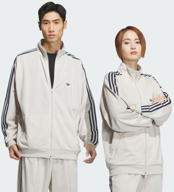 아디다스 ADIDAS BB 트랙탑 - 베이지:인디고 IZ4922 201336