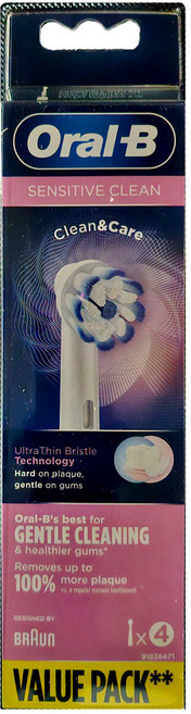 오랄비 전동칫솔모 EB60-3+1 센시 울트라씬 미세모 1팩(4개), 1개