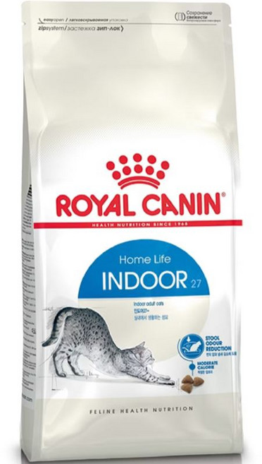 ROYAL CANIN 皇家室內成貓糧 INDOOR 27 呵護居家貓咪的健康 減少糞便異味 維持理想體重, 1個