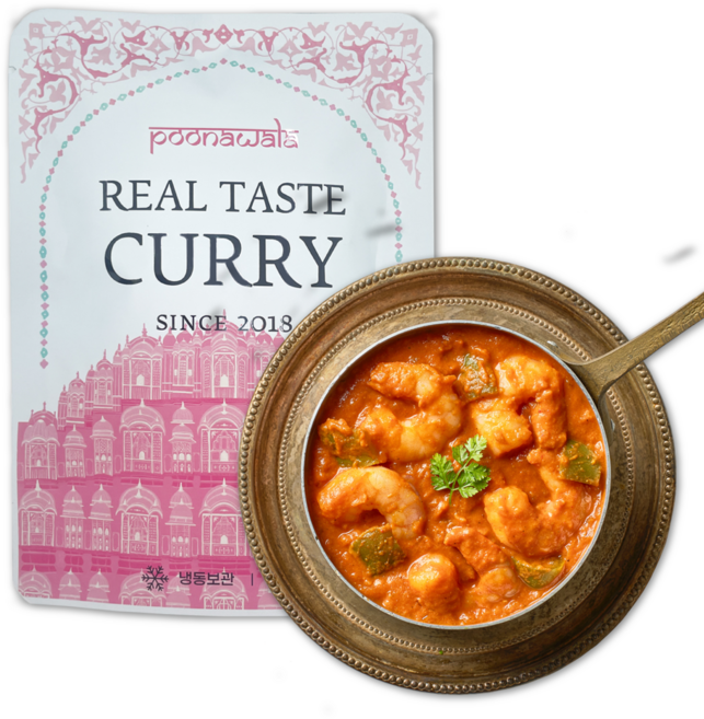 [180g]푸나왈라 대구 줄서서 먹는 인도커리, 180g, 1개, 프라운마살라