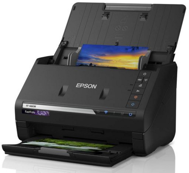 엡손 포토 스캐너 FF-680W (시트 피드A4USB 대응Wi-Fi 대응사진 간단 스캔)