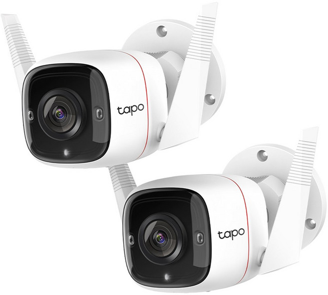 티피링크 Tapo 3MP 보안 무선 Wi-Fi 카메라 실내외용 2p, Tapo C310P2, 2개