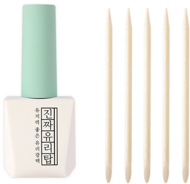 모스티브 진짜 유리탑젤 기초젤+우드스틱5개, 투명, 12g, 1개