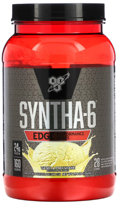 BSN 신타-6 Edge 프로틴 파우더 바닐라 밀크셰이크, 1.061kg, 1개