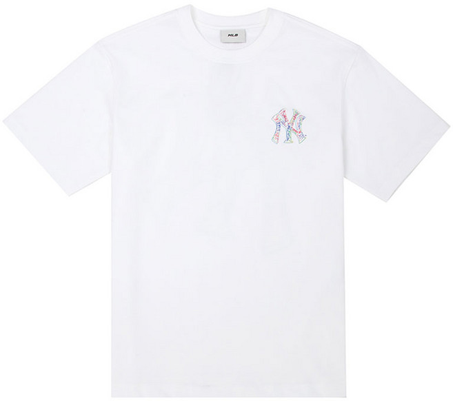 MLB 남녀 공용 스포츠 빅 로고 반소매 티셔츠 3ATSB0953-50WHS