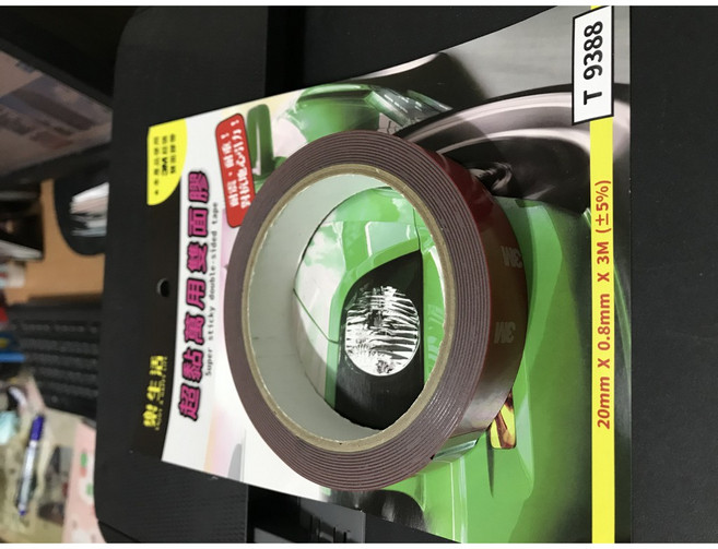 3M雙面膠帶 超黏 T9388 20mm寬, 1個