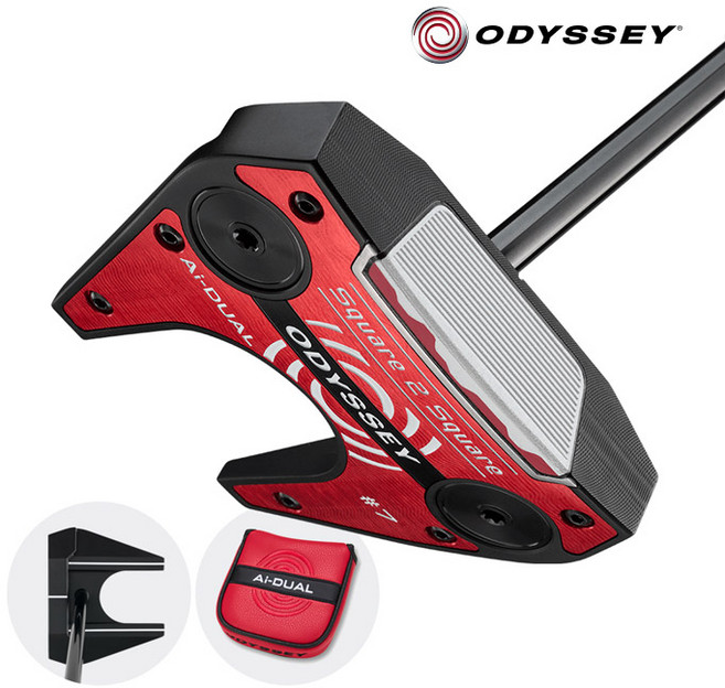 오디세이 2026 S2S 스퀘어2스퀘어 Ai 듀얼 제로토크 퍼터 #7 한국캘러웨이, 86.36cm (34)