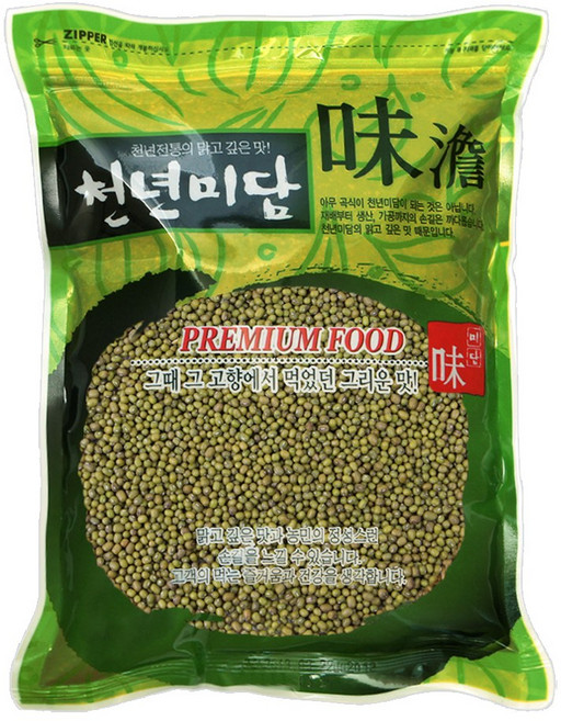 현대농산 수입 녹두 통녹두, 1개, 2kg