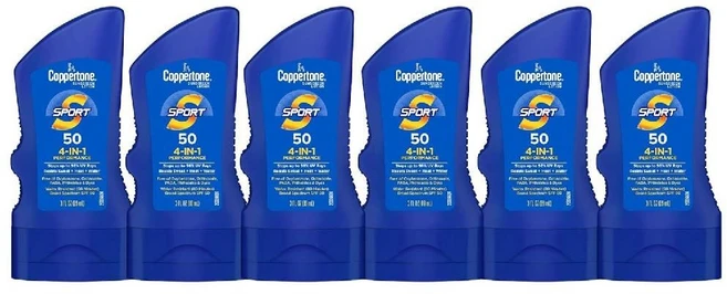 코퍼톤 스포츠 선스크린 선크림 로션 SPF50 89ml 6팩 - 쿠팡