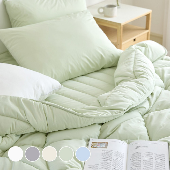 디오프 간절기 가벼운 항균 알러지케어 먼지없는 차렵이불 세트