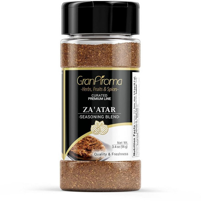 GranAroma Za'atar 시즈닝 중동 요리 맛있는 향신료 블렌드 (59g(2.1온스) 240322, 3.4 Ounce (Pack of 1)