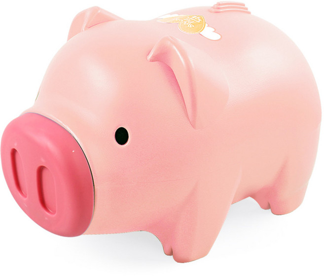 초대형 마키팬시 왕대 돼지저금통 빅사이즈 저금통, 1개, 핑크