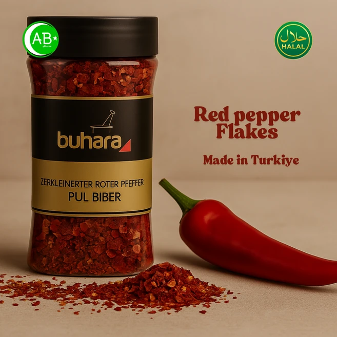 Buhara Pul Biber Turkish Red Pepper Flakes 부하라 풀비버 터키산 고춧가루 플레이크, 1개, 150g - 쿠팡
