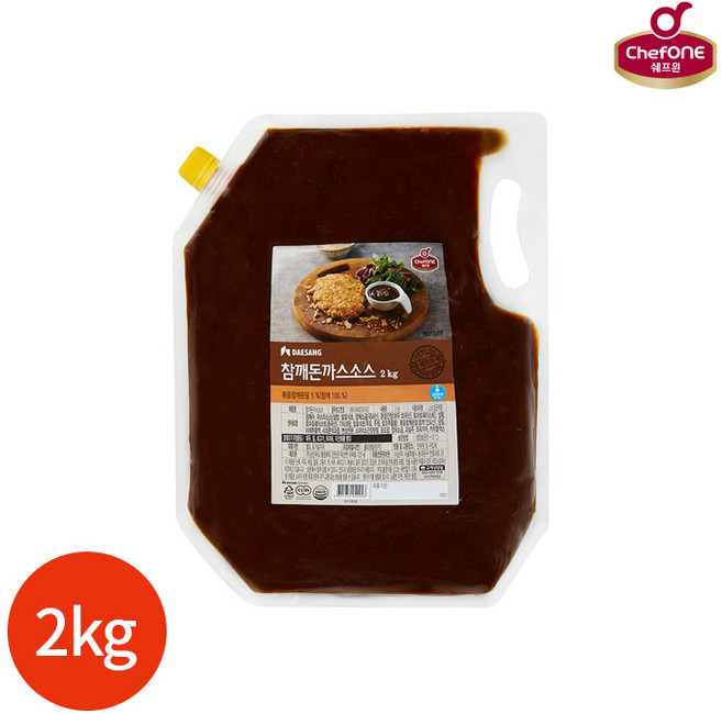쉐프원 참깨 돈까스 소스, 1개, 2kg