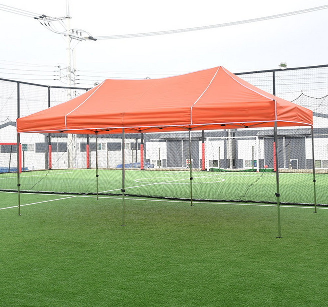 에버위드 캐노피지붕 천막지붕 캐노피천막지붕 방풍 방수 옥스포드600D원단, 3mx6m, 빨강