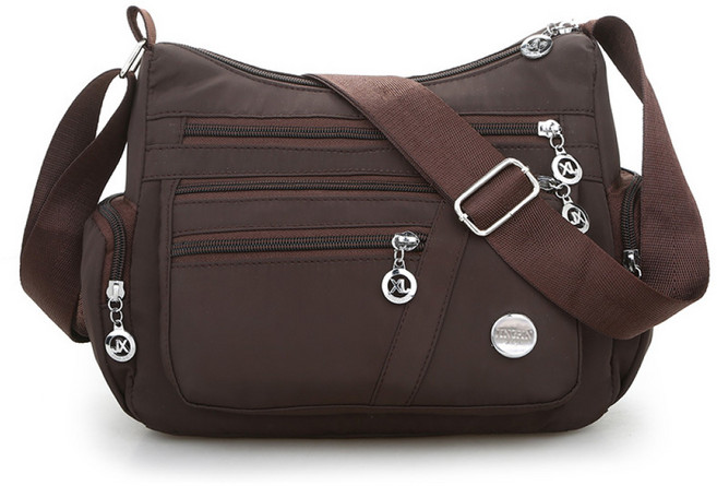 아워리빙 지퍼 숄더 크로스백