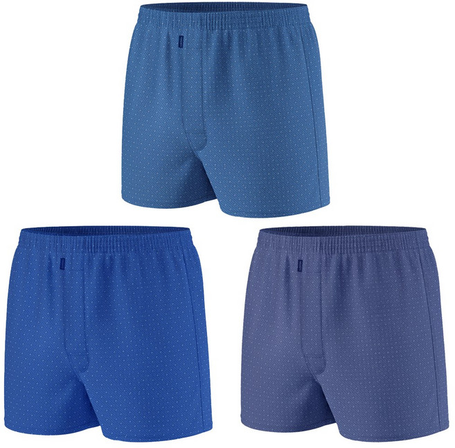 BYC 남자 순면 부드러운 박서 트렁크팬티 3종세트 빅사이즈