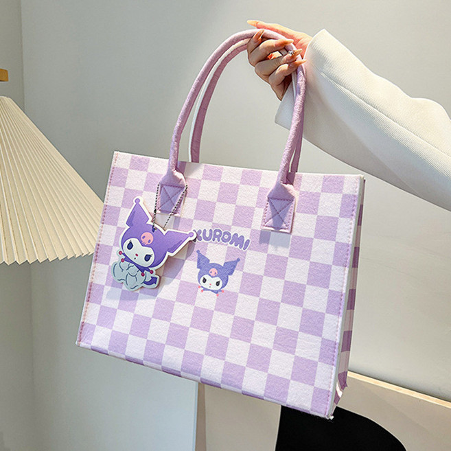 산리오 쇼핑백 토트백 펠트