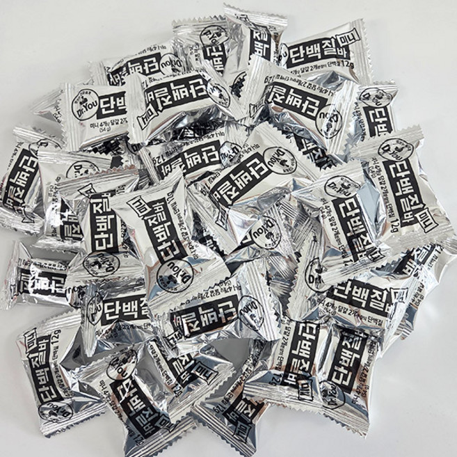 [이브의픽] 오리온 닥터유 단백질바 미니 간식용 대용량, 1개, 680g