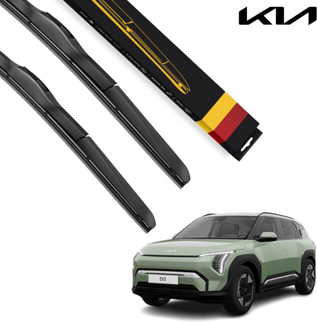 1+1 기아 EV3 스탠다드 롱레인지 전차종 와이퍼 호환 순정형 하이브리드 와이퍼블레이드, SW-EV3(24-현재)650+450