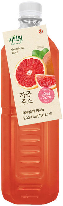 자연원 자몽주스, 1개, 1L