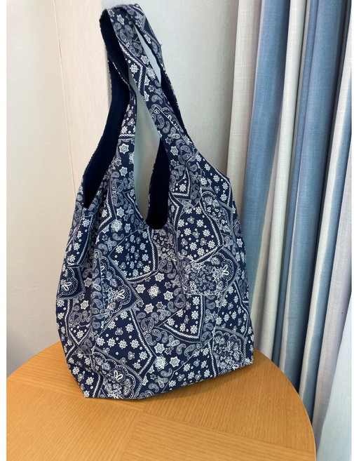 페이즐리에코백 호보백 데일리 반다나 보부상가방 연예인가방