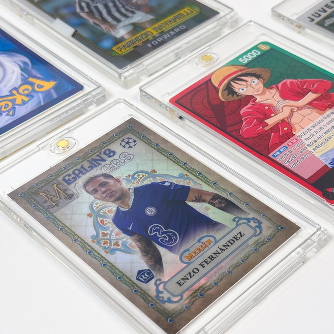 파브 수집 카드 자석케이스 35PT, 2세트, 클리어(투명)