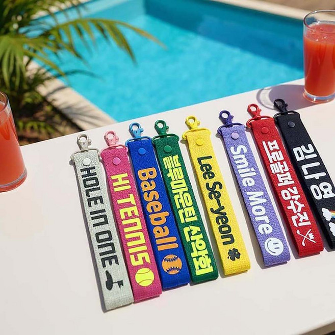 [블루나 디자인스튜디오] 스포츠 골프 캐디백 가방 이름표 네임택