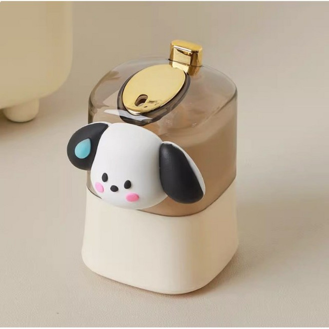 뉴프렐류드 캐릭터 이쑤시개 디스펜서, 1개, 황금 땀강아지