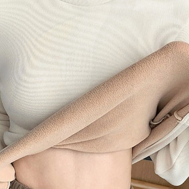 극강보온 하프넥기모상의 목폴라티셔츠 이너웨어 겨울 데일리