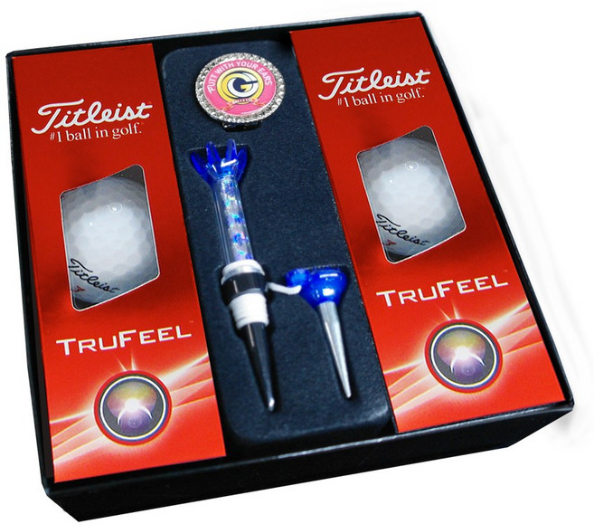 타이틀리스트 트루필 6구 자석티 볼마커 골프선물세트 홀인원기념품, 1개