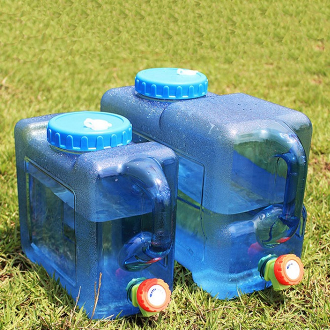 아르바니 알리샤 위어 다용도 물통 튼튼한 수도꼭지 등산 캠핑 대용량, 20L, 1개