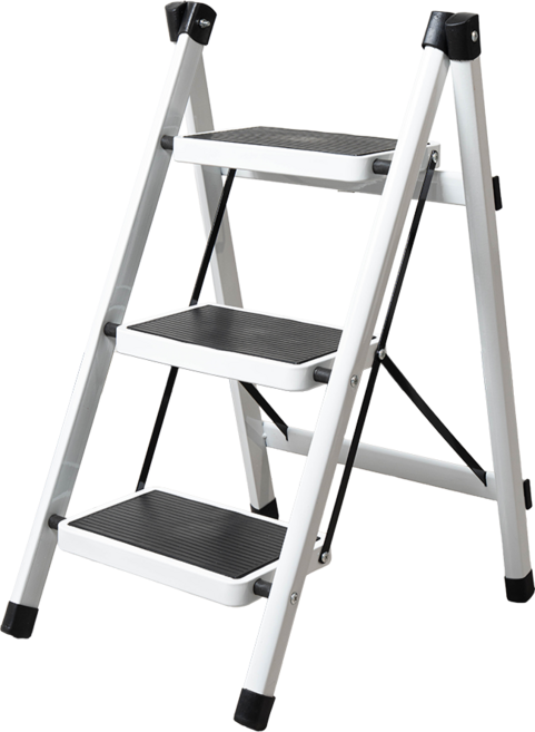 세이프홈 프리미엄 3단 광폭 이동식 가정용 접이식 사다리, 1개