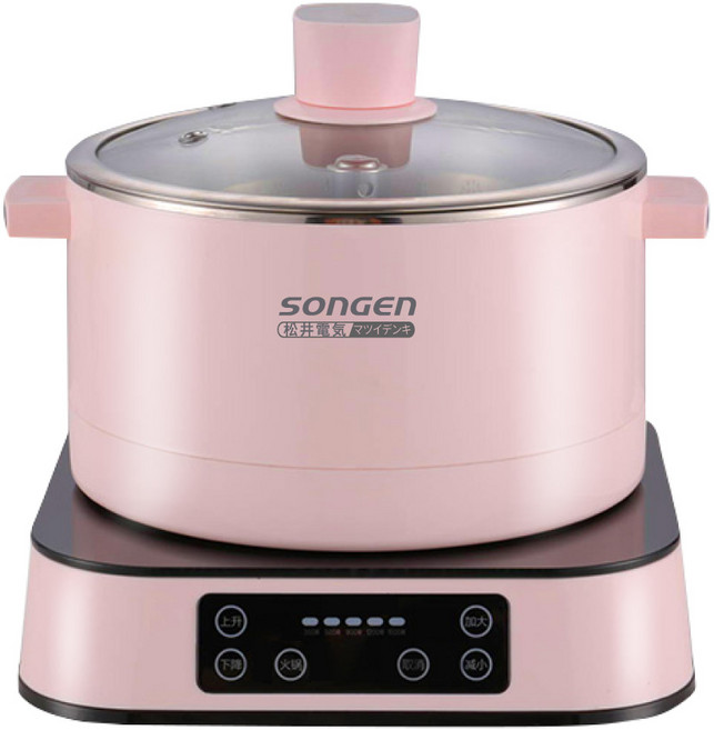 SONGEN松井電器多功能粉色電煮鍋, SG-847C-P
