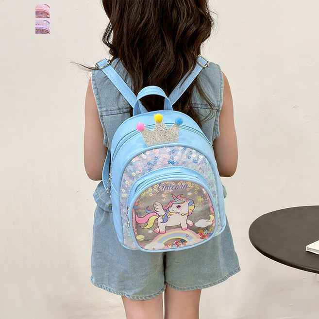 보니타콜렉티드 [~7세]여아용 트윙클 유니콘 미니백팩 아기가방