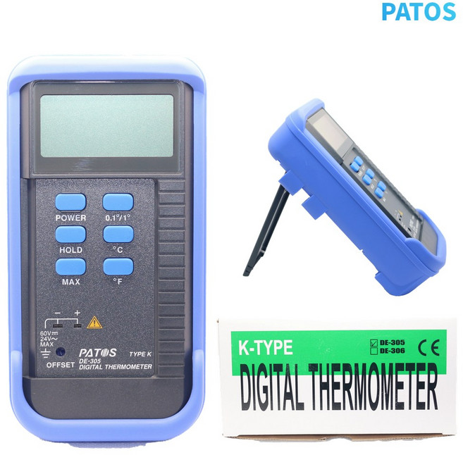 [PATOS]DE-305 K타입 디지털온도계 TES TESTO SUM 미성 온도측정기, TP-01 G, 1개