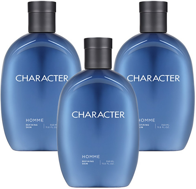 LG생활건강 캐릭터 리파이닝 스킨 350ml - 1개, 3개