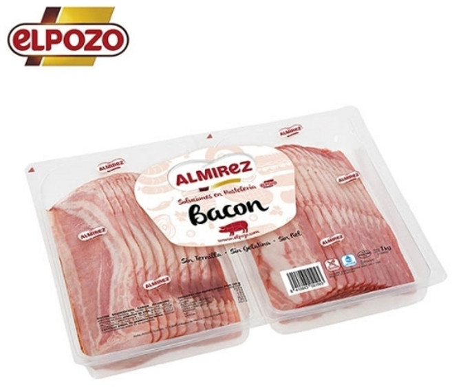 엘포조 냉동 슬라이스 베이컨 오리지널 500g 2개입 X 1봉, 1개, 1kg